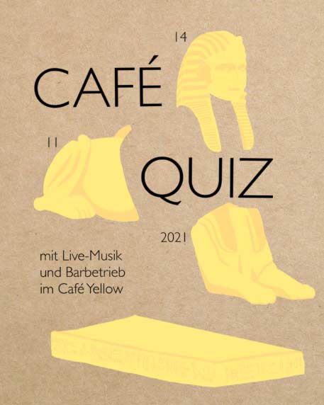 Flyer für das Café Quiz