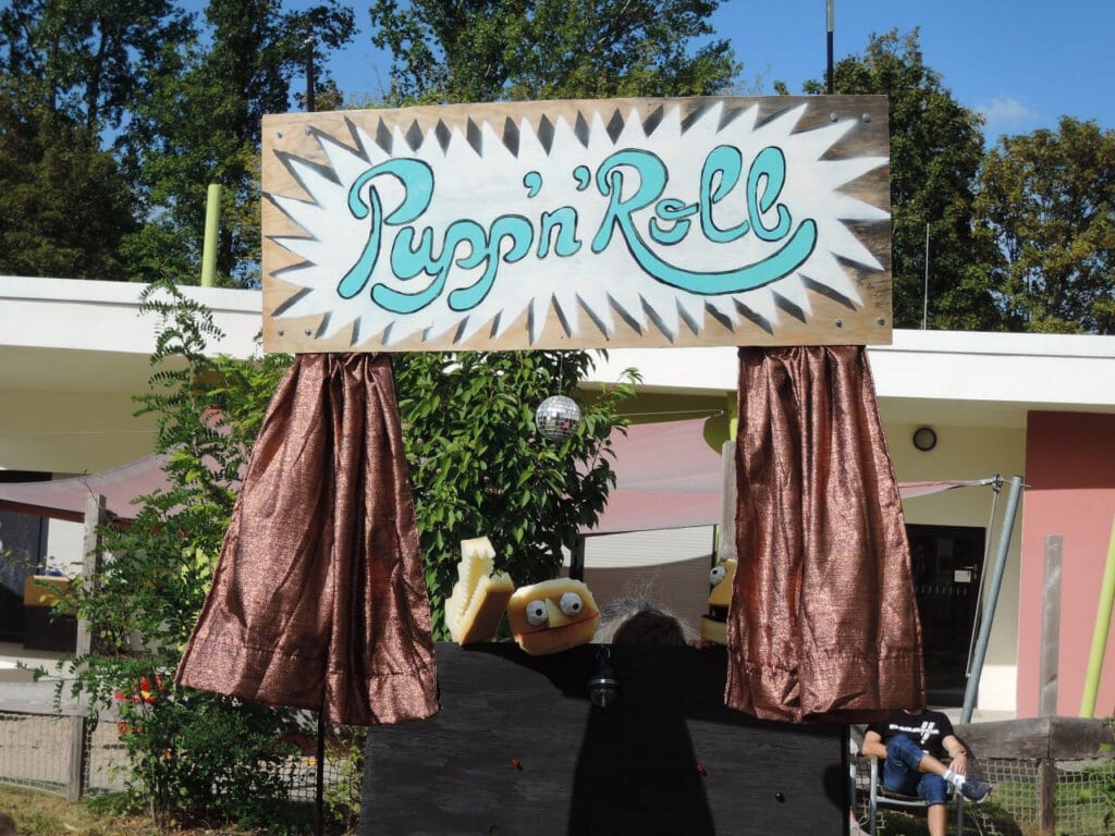 Die Puppenspielbühne von Pupp'n'Roll.