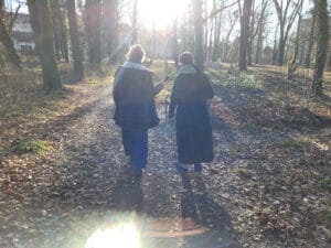 Spaziergang mit Ereignissen