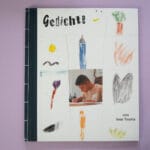 weißes Buchvover das Buntstiftillustrationen, eine Fotografie des Autors und den Buchtitel zeigt